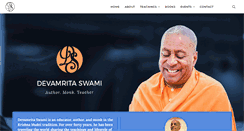 Desktop Screenshot of devamritaswami.com